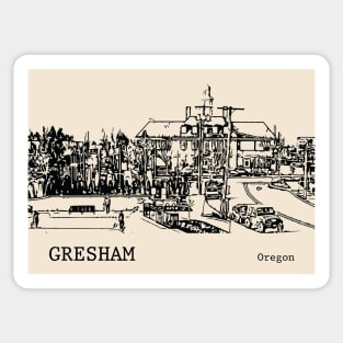 Gresham Oregon Sticker